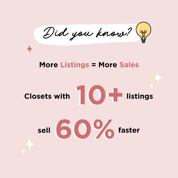 Tops - More Listings = More Sales